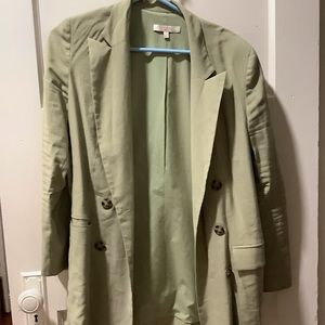 sage green trendy blazer